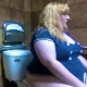 A blonde fat girl records herself taking a piss and a shit in a Taco Bell public restroom. The ladies room was locked, so she used the mens toilet instead. Audible farting and pooping, but no product shown. 720P HD. Over 2.5 minutes.